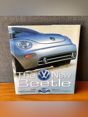 1999 The New VW Beetle Hardback Book Dust Jacket Color Pages Shop Table Book